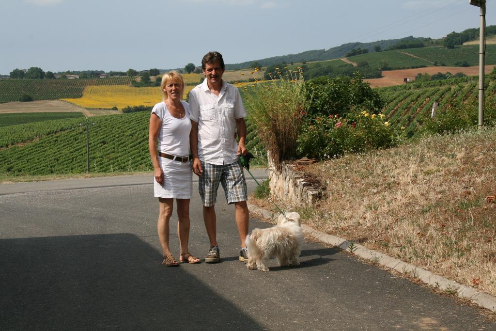 Domaine La Rose Bed and Breakfast Caylus Exteriör bild